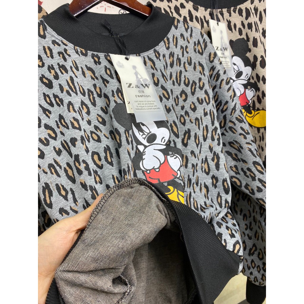 G18. 1828. ÁO BEO MICKY TAY DÀI