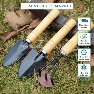 Dụng cụ làm vườn mini 3 món nhỏ gọn siêu tiện lợi