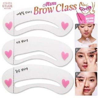 Khung kẻ mày 3 dáng hàn quốc tặng ngay chì kẻ mày siêu đẹp
