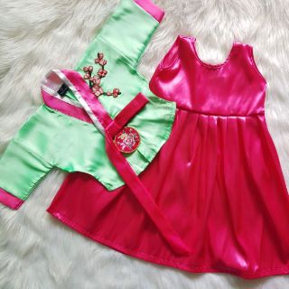 Hanbok bé gái Thêu hoa đào
