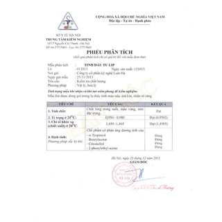 TINH DẦU HOA TULIP (Tuylip) - GIỮ ẨM - MƯỢT TÓC