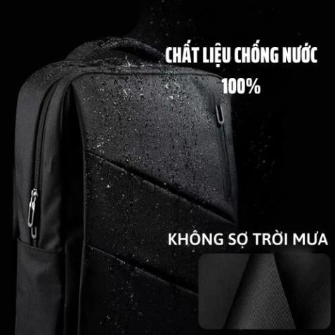 Balo Laptop Thời trang nam nữ cao cấp vải Canvas Hàn Quốc chống nước Chống trộm Chống gù có cổng sạc USB