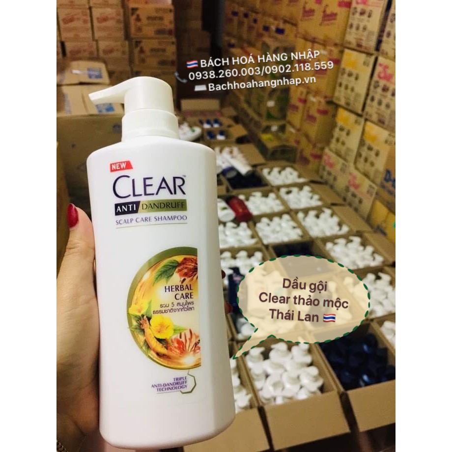 Dầu gội Clear Thái Lan thảo mộc 480ml