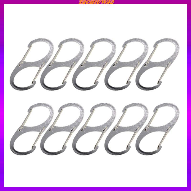 [Tachiuwa2] Set 10 Móc Khóa Bằng Thép Không Gỉ