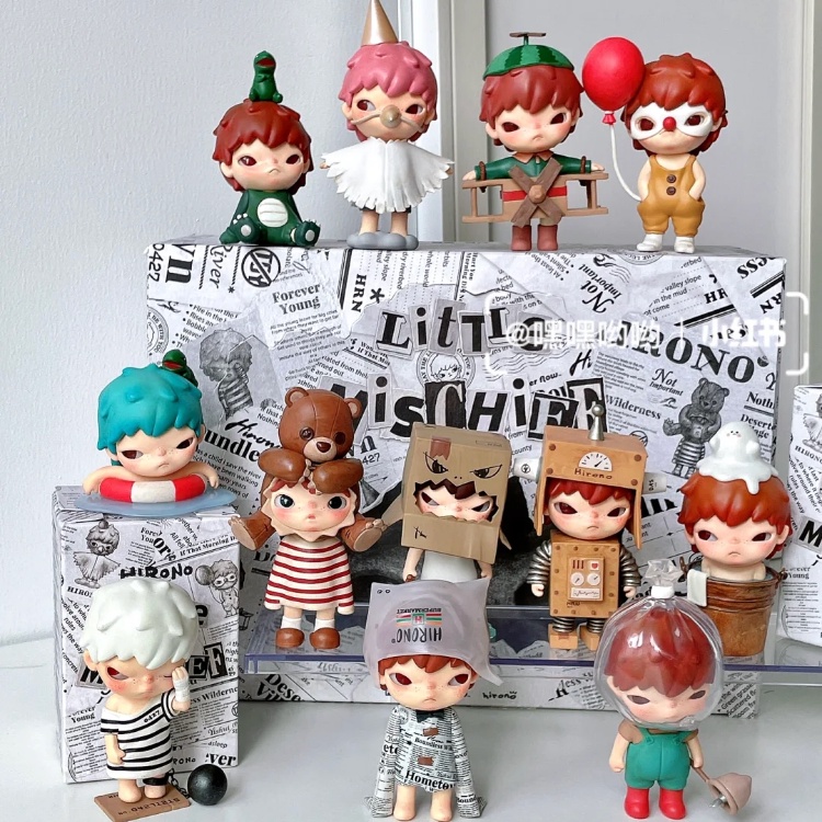 Búp Bê POPMART Hirono Little Mischief Series Trang Trí
