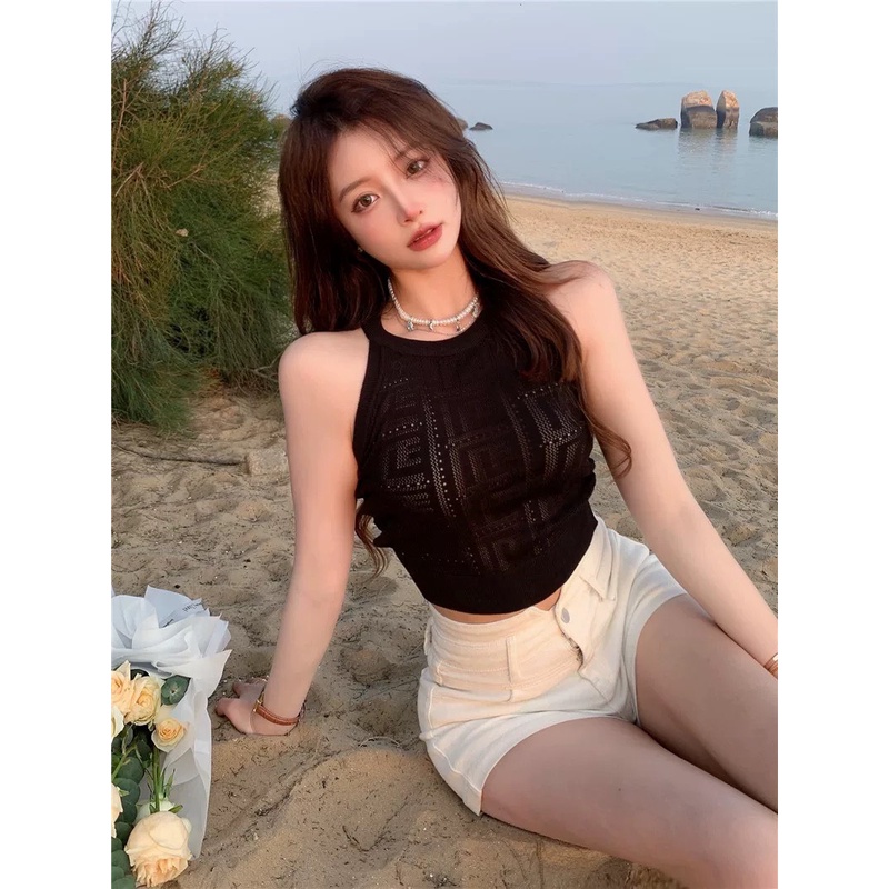 Áo Bra Croptop Dệt Kim Cực Sang Chảnh Hàng Cao Cấp V18