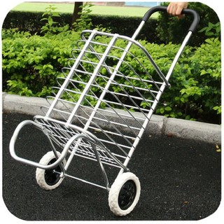 XE KÉO HÀNG XE ĐẨY HÀNG, XE KÉO XE ĐẨY ĐA NĂNG ĐI CHỢ INOX CAO CẤP CÓ THỂ GẤP GỌN