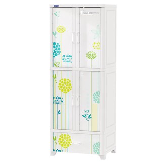 Tủ quần áo nhựa duy tân wing 4c-1n 70 x 50 x 185cm