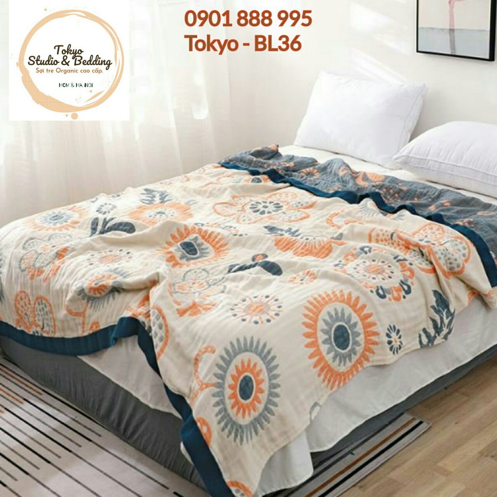 Retro - Vintage: Chăn Xô Organic Cotton Dòng Phổ thông/Basic