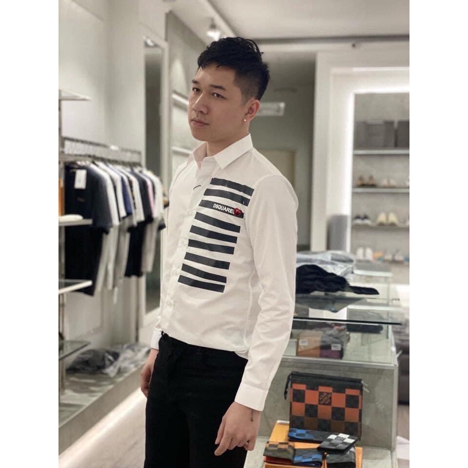 Áo sơ mi nam dài tay vải lụa mềm mịn thoái mát, in 3D, không phai màu, L12, thời trang cao cấp LBFASHIONNEW | BigBuy360 - bigbuy360.vn