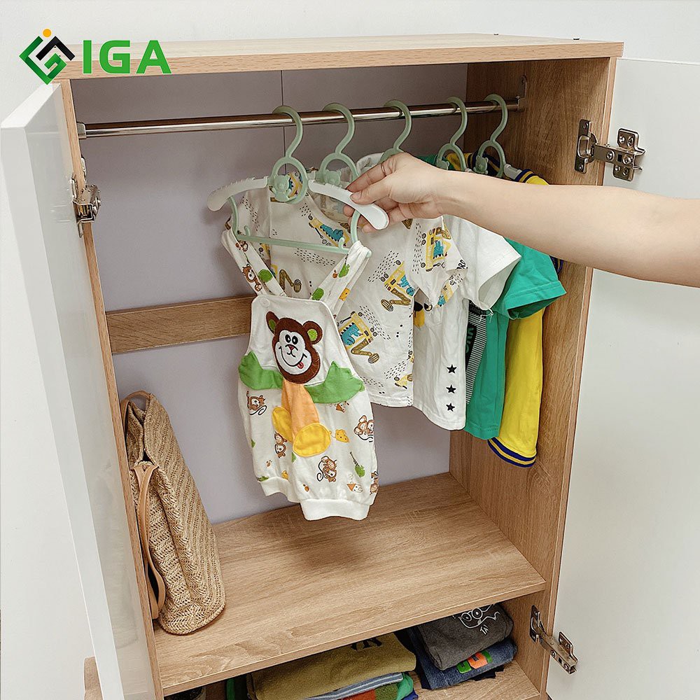 Tủ Quần Áo Trẻ Em IGA Bear Shelf - GP123