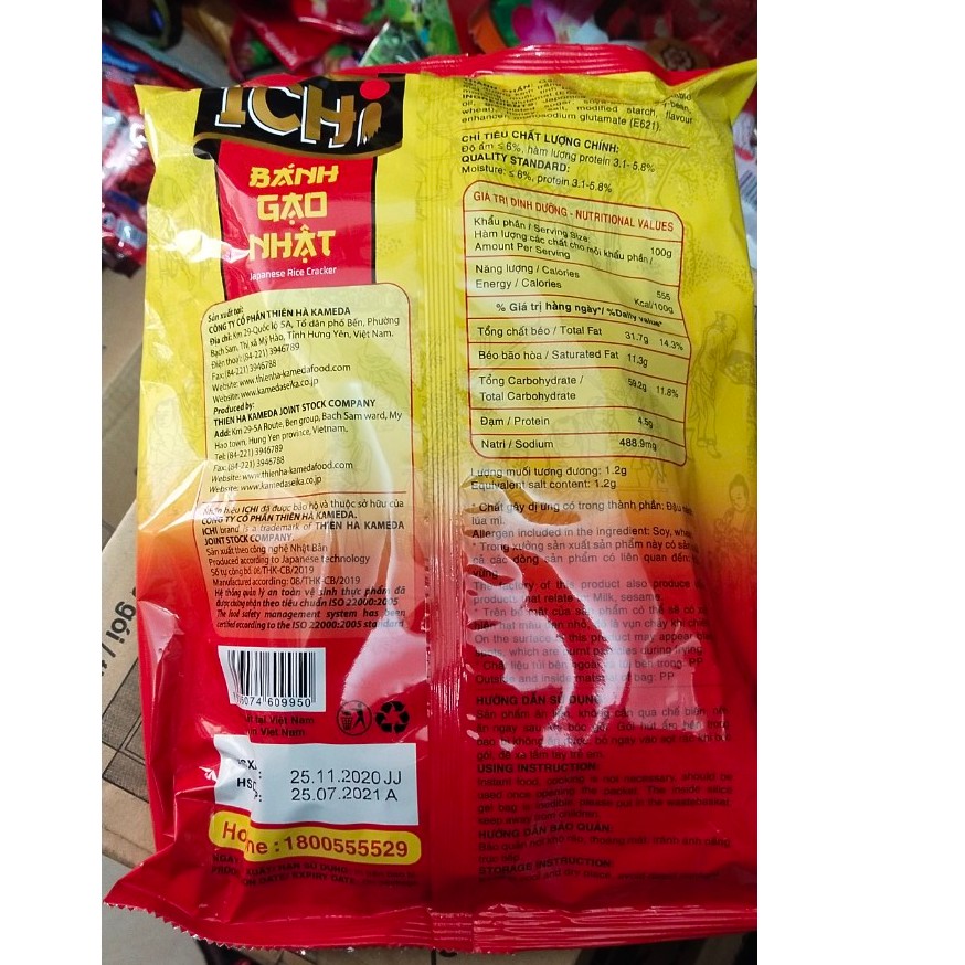 Bánh Gạo Ichi Vị Mật Ong Gói 100g | BigBuy360 - bigbuy360.vn