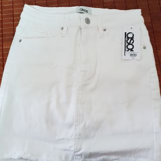Chân váy Asos trắng L