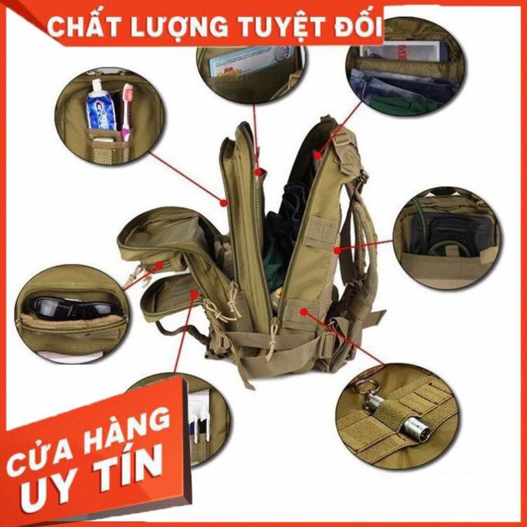 [ FREESHIP TOÀN QUỐC ] Balo Phượt 3P Phong Cách Army - Balo 21Lit -  Vải Dày, Quai Đệm Bền - BH 3 Tháng Sử Dụng RiBô