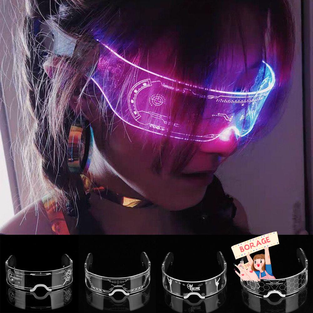 Mắt Kính Đèn LED Neon Nhấp Nháy Dành Cho Bữa Tiệc