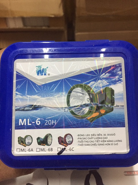 Đèn sạc đội đầu ML-6 siêu sáng