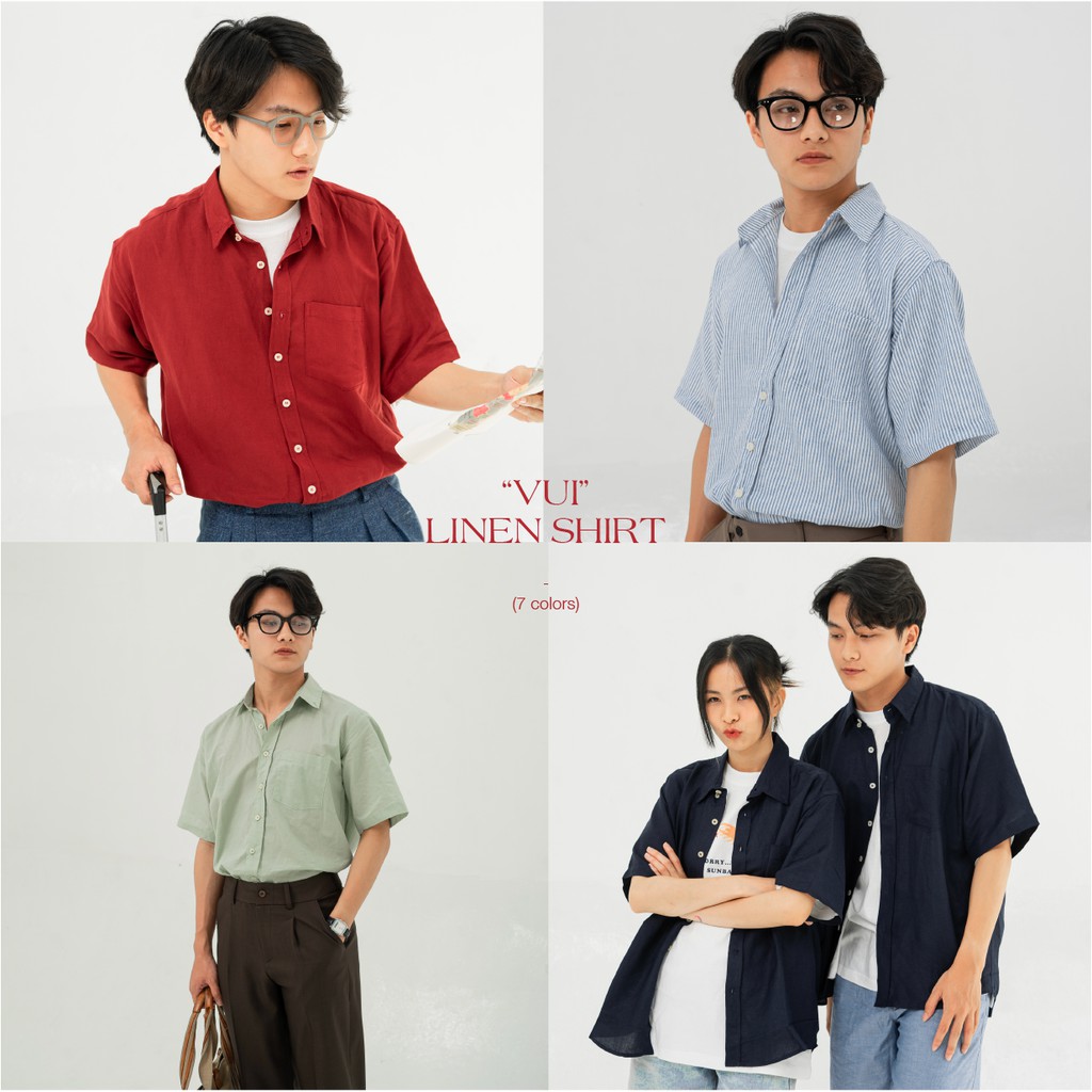 Áo Sơ Mi Linen "Vui"