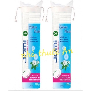 Bông tẩy trang jomi 120 miếng