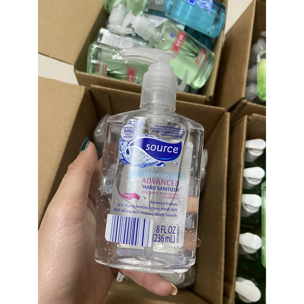 GEL RỬA TAY KHÔ SOURCE ADVANCE HAND SANITIZER 236 ML HÀNG MỸ | BigBuy360 - bigbuy360.vn