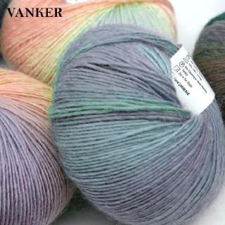 Cuộn Len Đan 50g Màu Cầu Vồng