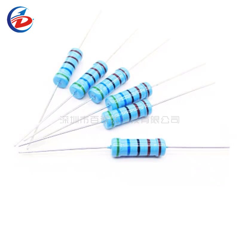Set 10 Điện Trở Vòng Kim Loại 1% 1 / 2 / 3 / 4.7 / 5.1 / 10 / 20 / 47 / 51 / 1K / 10K / 100K / 1M / 4.7K / 5.1K