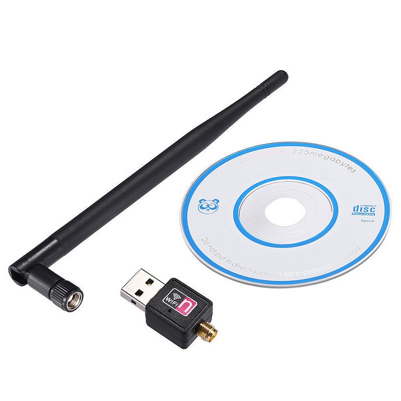 USB Thu Sóng Wifi 802.11n Cho Máy Tính Có Anten Dài Bắt Sóng Cực Tốt