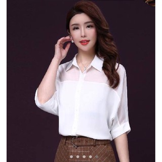 ÁO SƠ MI PHỐI VOAN - MÃ 3148