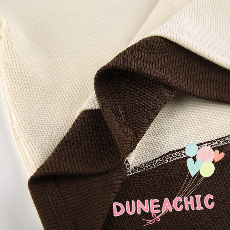 Áo Thun Tay Ngắn Dáng Rộng In Hình Hoa Hồng Màu Sắc Tương Phản Phong Cách Retro