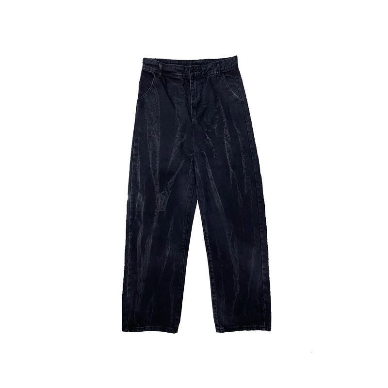 ❖Quần Jean Đen Ống Rộng Phong Cách Retro Đường Phố Hàn Quốc Thời Trang Xuân Thu Cho Nữ