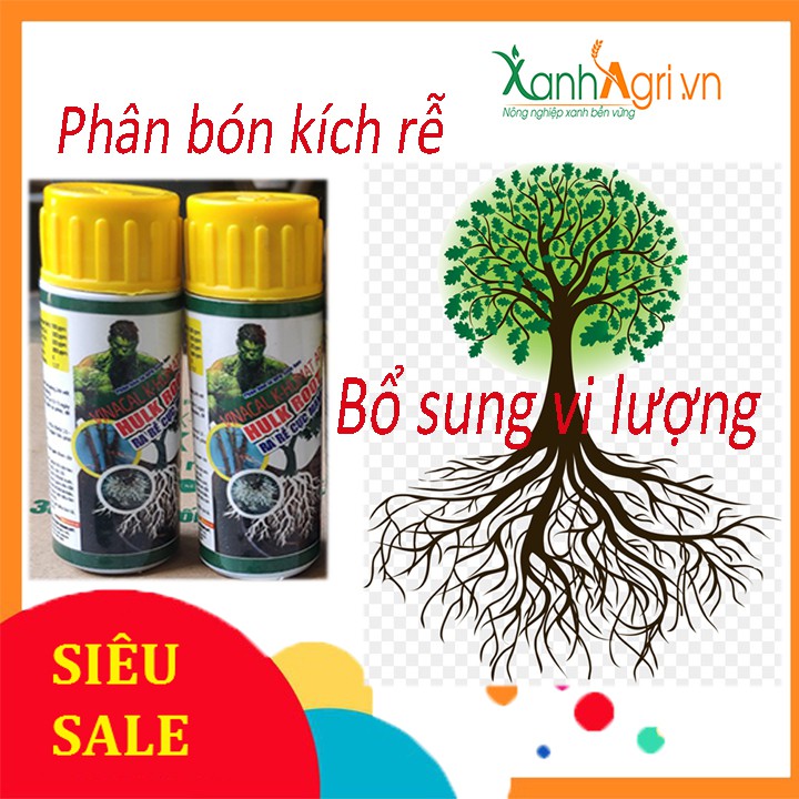 PHÂN KÍCH RỄ HULK ROOT CHO HOA VÀ CÂY CẢNH