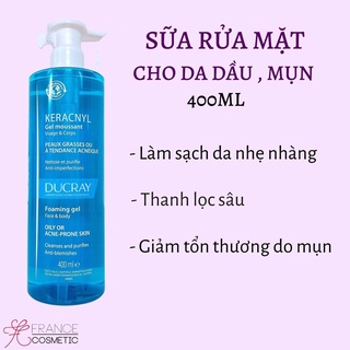 Keracnyl Foaming Gel là sản phẩm dạng gel làm sạch da mặt và cơ thể của DUCRAY.