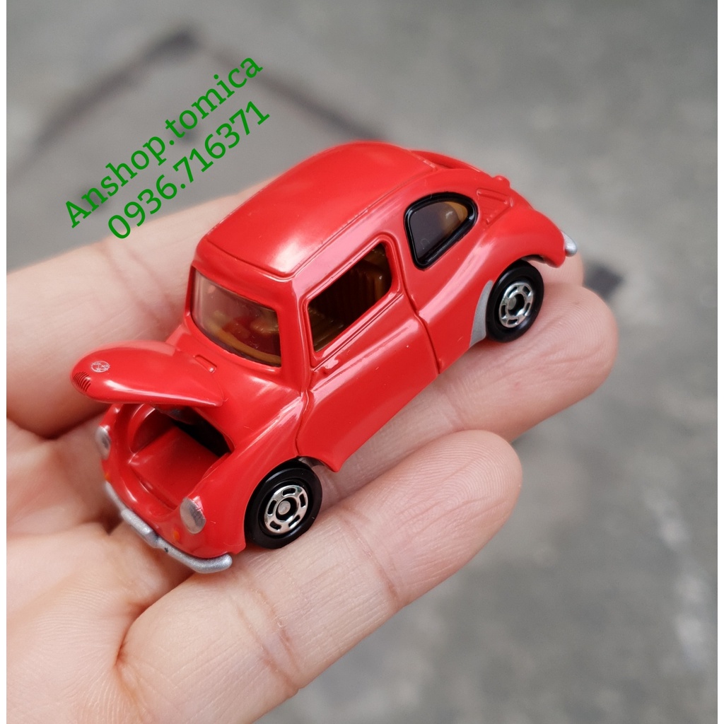 Mô hình xe Subaru mở được cốp trước màu đỏ tomica Nhật Bản