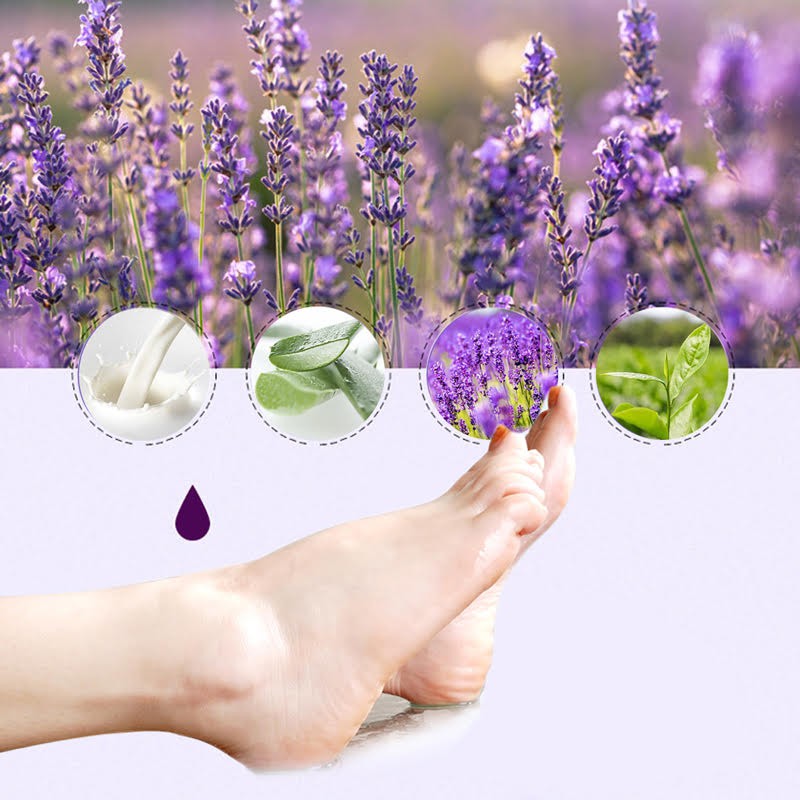Mặt nạ lavender ủ tẩy tế bào chết bàn chân, tẩy vết chai, nứt gót chân, dưỡng da chân