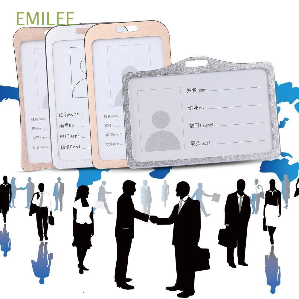 Emilee Bao Đựng Thẻ Tên Bằng Hợp Kim Nhôm Tiện Dụng