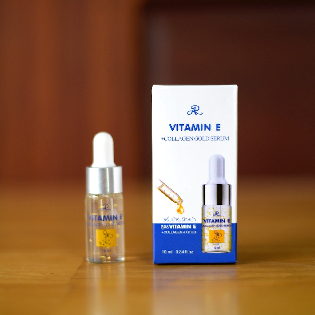 Serum tinh chất vàng collagen Vitamin E Thái Lan 10ml