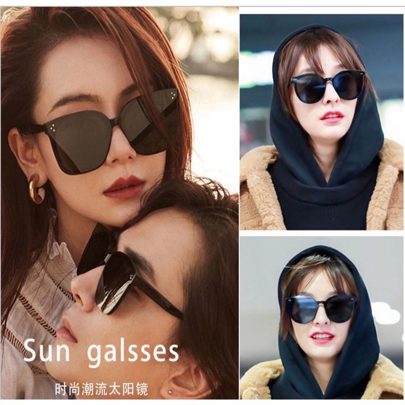 (AIMURUSI) COD Kính Râm GM Gọng To Phong Cách Thời Trang Đường Phố Cổ Điển