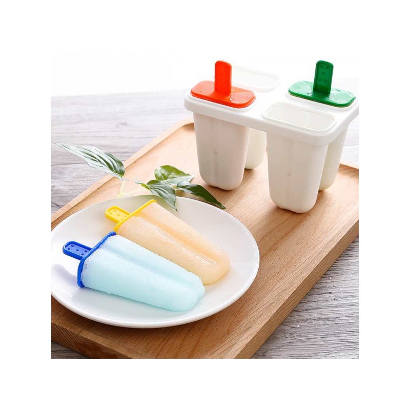 KHUÔN LÀM KEM 4 NGĂN - HÀNG NHẬT NỘI ĐỊA, CỨU TINH CHO NGÀY HÈ NÓNG BỨC