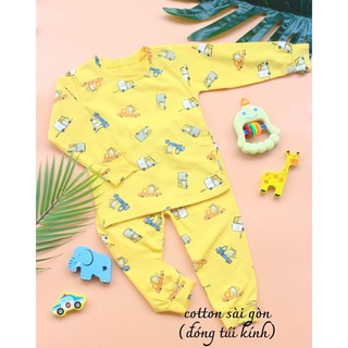 Bộ quần áo trẻ em vải cotton BB596 cho bé trai và bé gái