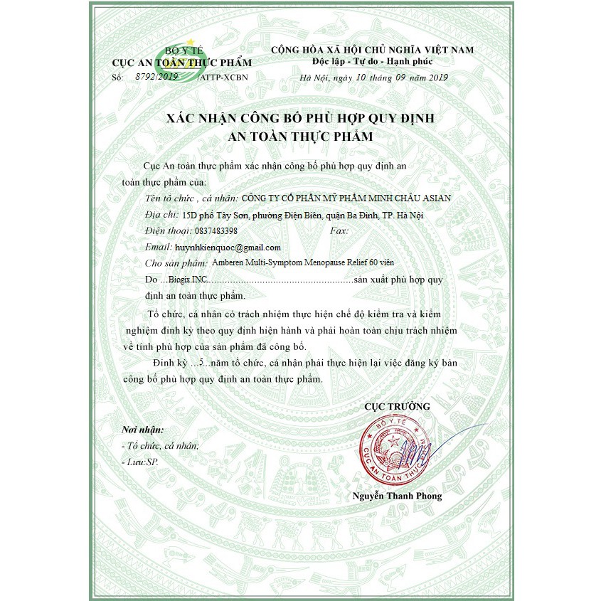 [DATE 31/12/2023] Cân bằng nội tiết tố giai đoạn mãn kinh Amberen Multi-Symptom Menopause Relief 60 viên