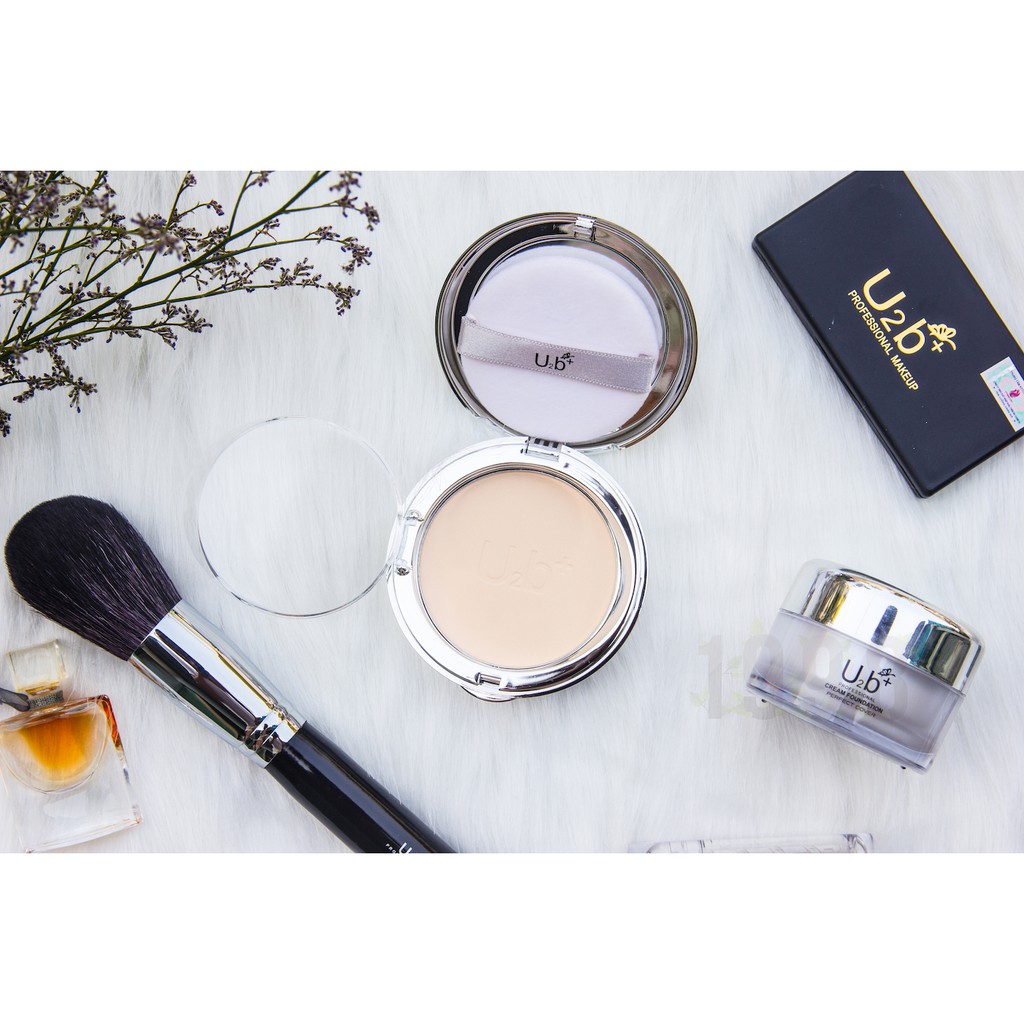 Phấn nền nén chuyên nghiệp Hàn Quốc siêu mịn và chống nhờn U2b ( tặng kèm 1 lõi fill) | BigBuy360 - bigbuy360.vn