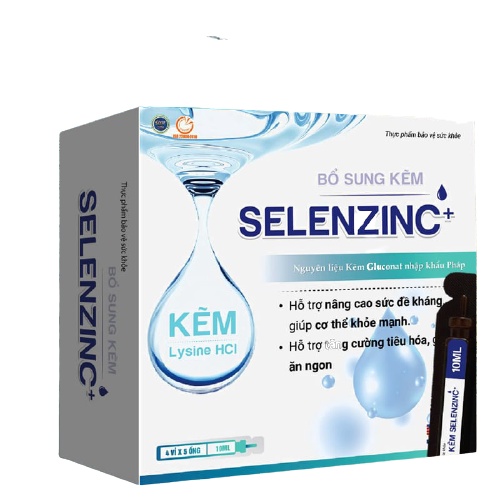 Bổ Sung Kẽm Selenzinc+ Bổ Sung Kẽm Cho Cơ Thể Hỗ Trợ Tăng Cường Tiêu Hóa, Giúp Ăn Ngon