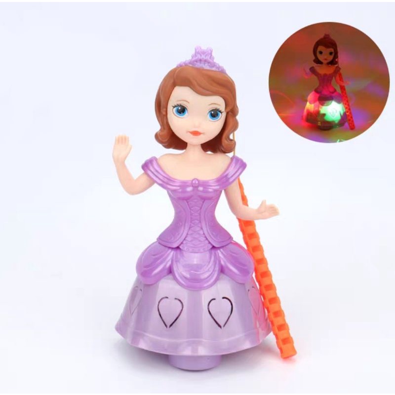 Lồng đèn công chúa elsa và anna rước đèn trung thu cho bé gái có nhạc