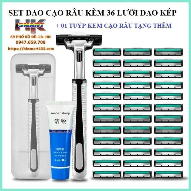 Bộ Dao cạo râu 36 lưỡi đầu cạo râu