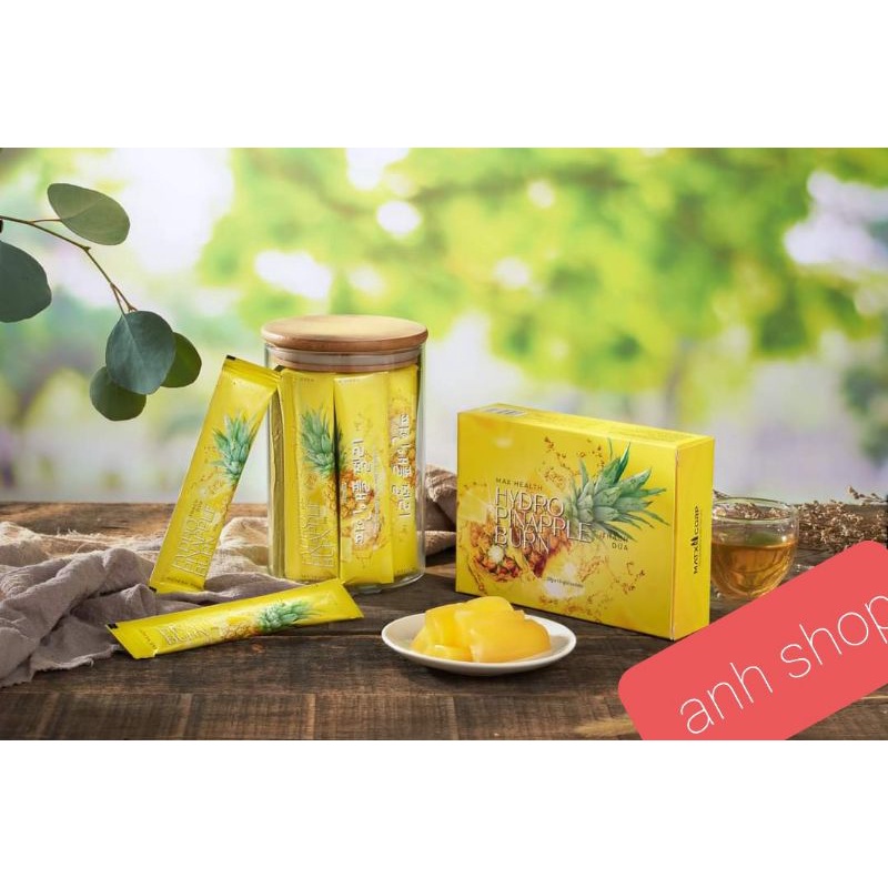 [ Nguyên mã] ComBo 1 hộp Thạch Dứa Gc MATXI CORP (10 gói/ hộp )nguyên mới