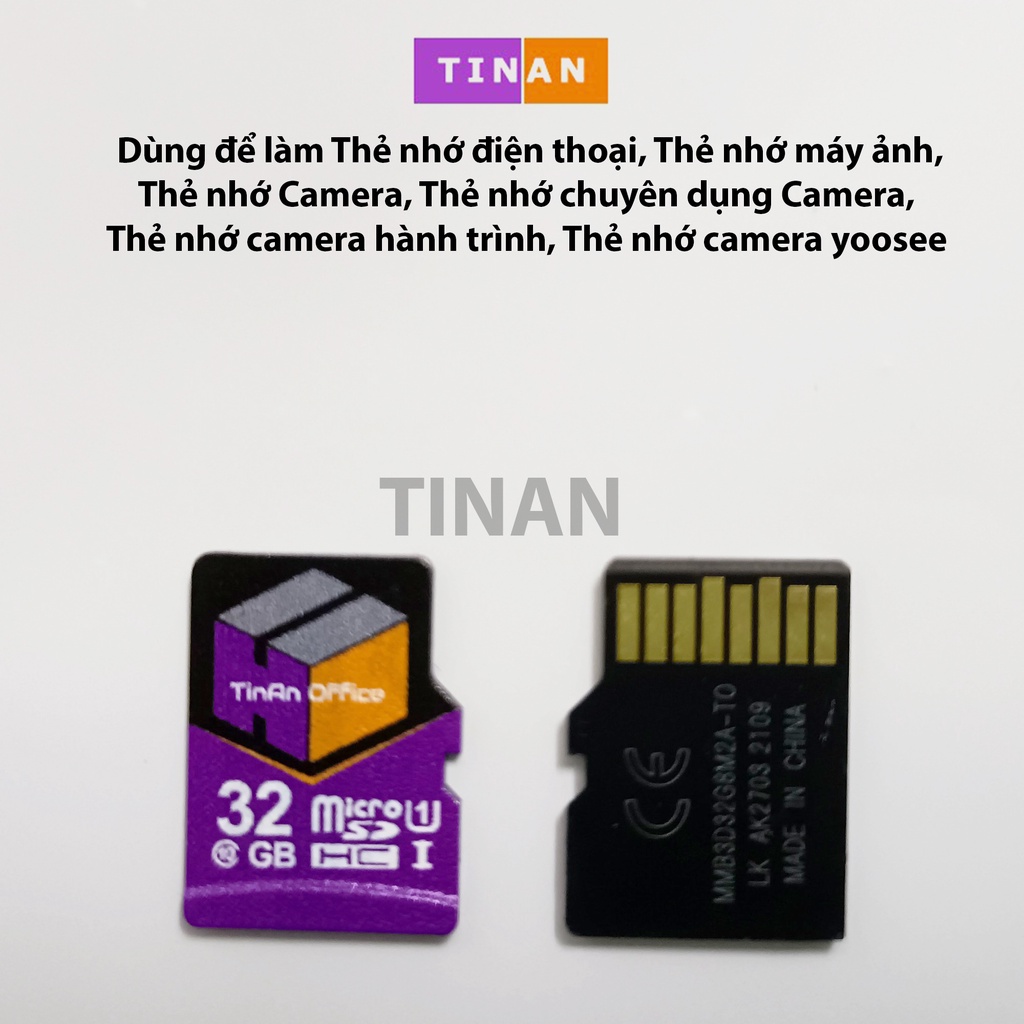 Thẻ Nhớ Micro SD 32 GB TINAN