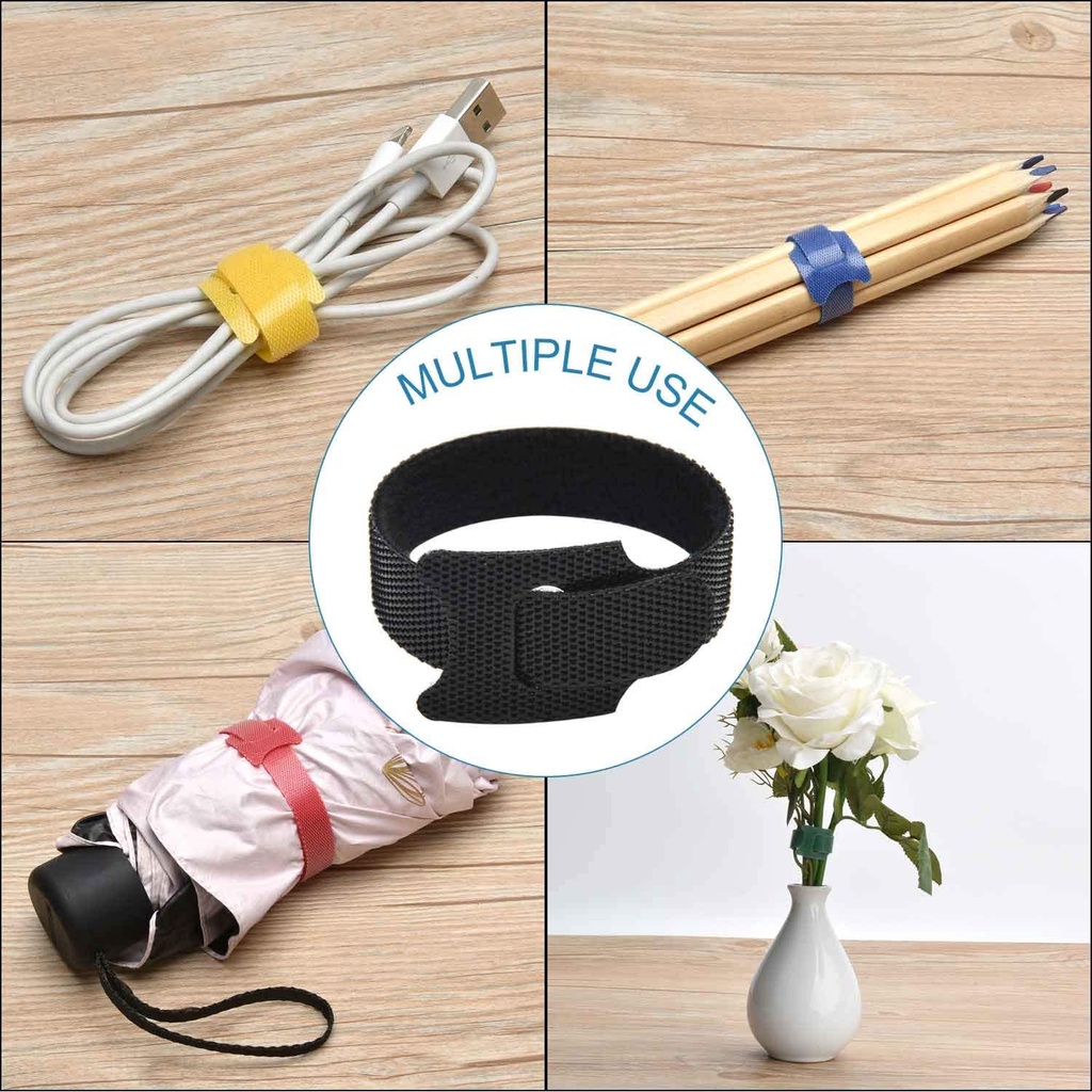 Set 50 Dây Buộc Dây Cáp/Tai Nghe/Dây Cáp Bằng Nylon Tiện Dụng