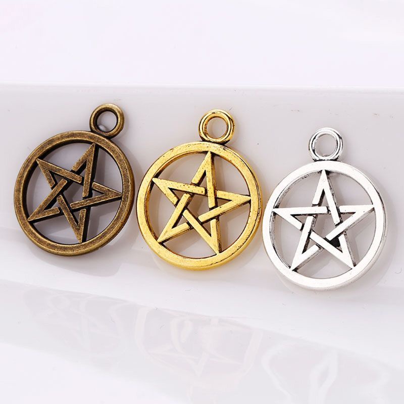 Set 30 Mặt Dây Chuyền Hình Ngôi Sao Lục Giác