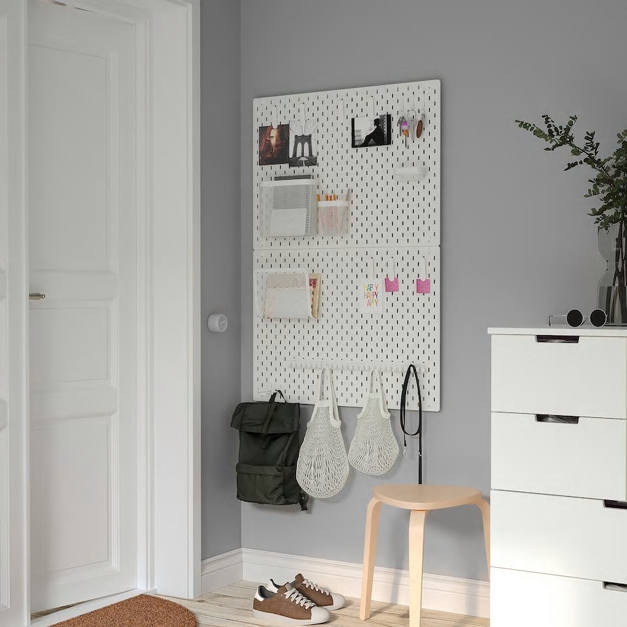 Thanh treo móc treo đồ bảng treo pegboard Skadis IKEA