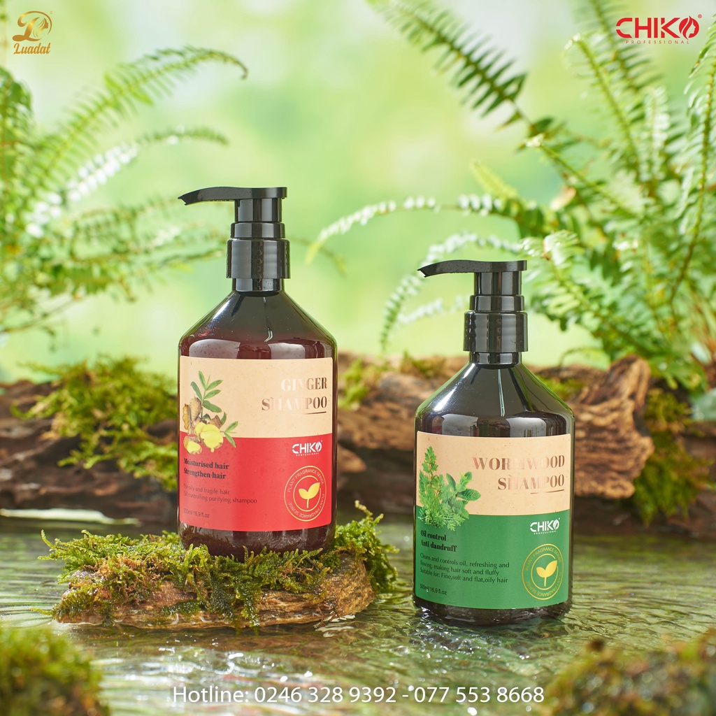 Dầu cặp  dược liệu CHIKO ngừa gàu, chăm sóc da đầu từ thiên nhiên 500 ml