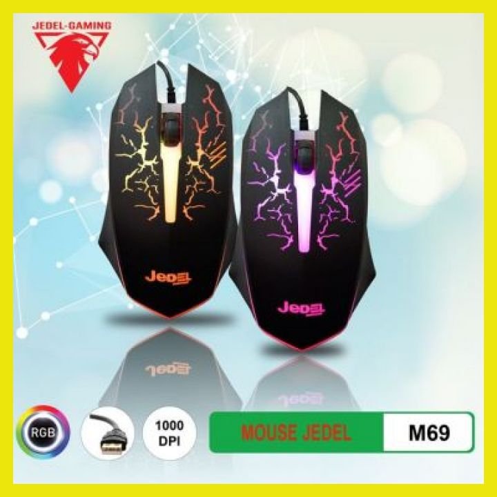 Chuột Văn Phòng Có Dây JEDEL M69 LED
